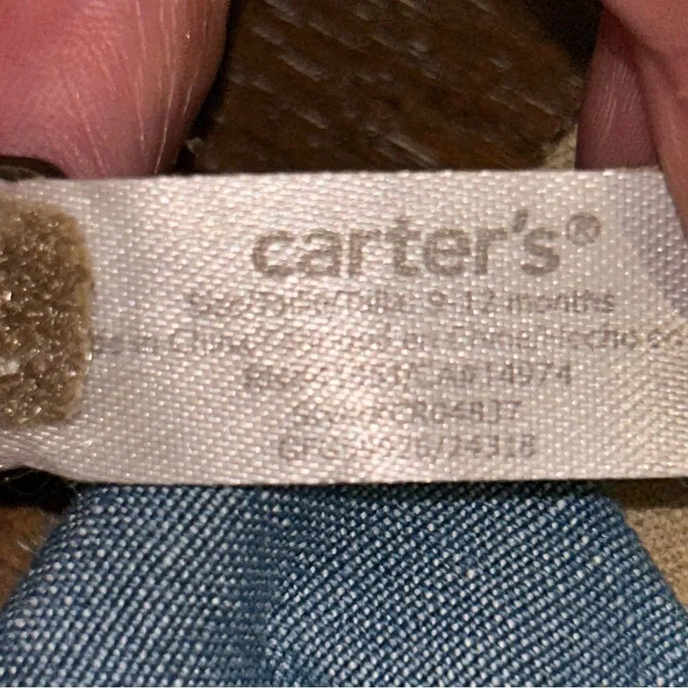 Carter’s Bow Slip On Self-Attached Strap Sandal Shoes Carters